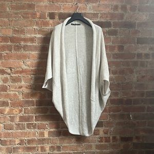 Zara cocoon knit sweater/shawl